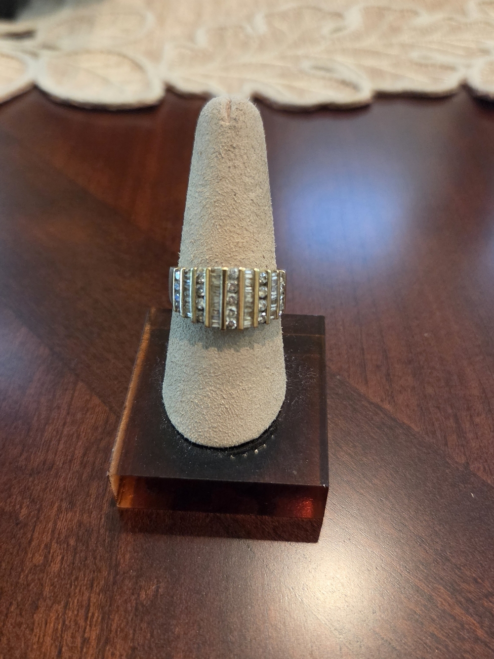 14K Pave Diamond Band Ring